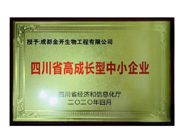 四川省高成長型企業(yè)